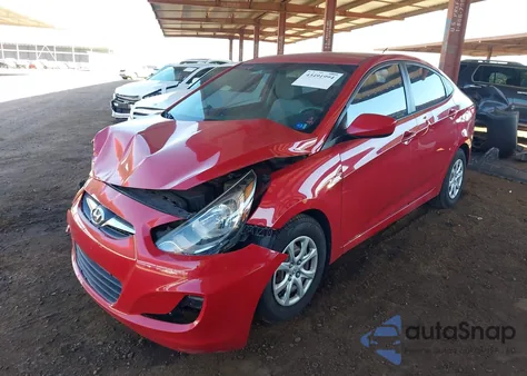 2014 Hyundai Accent Gls z USA, uszkodzony, nr VIN KMHCT4AE0EU714406